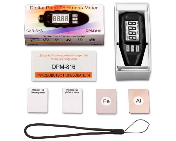 Фото Толщиномер покрытый CARSYS DPM-816 PRO