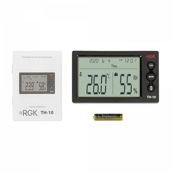 Фото Термогигрометр RGK TH-10 с поверкой